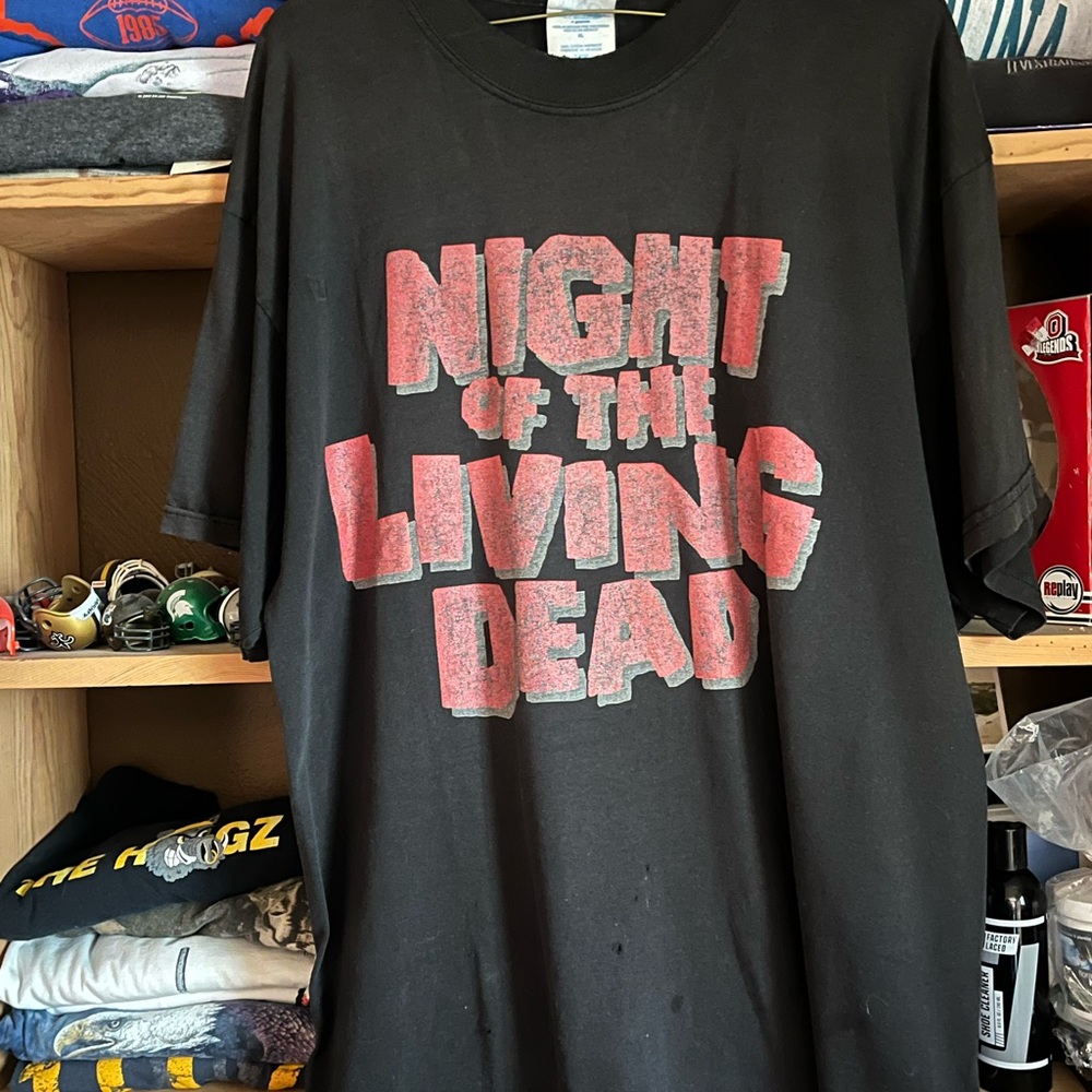 rare vintage Night of the Living Dead T-Shirt Men's XL 2001 Movie Promo